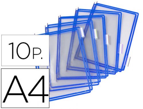 Bolsa para porta catalogo tarifold din a4 com pivots azul pack de 10 unidades , Tarifold , 76165 , 3377991140013